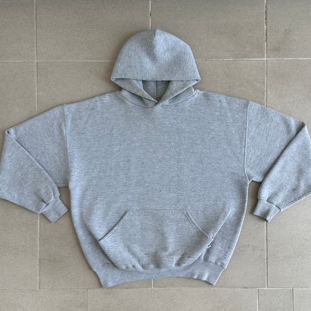 90s 빈티지 러셀 후드 그레이 XL