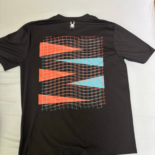 스파이더 기능성반팔티 L