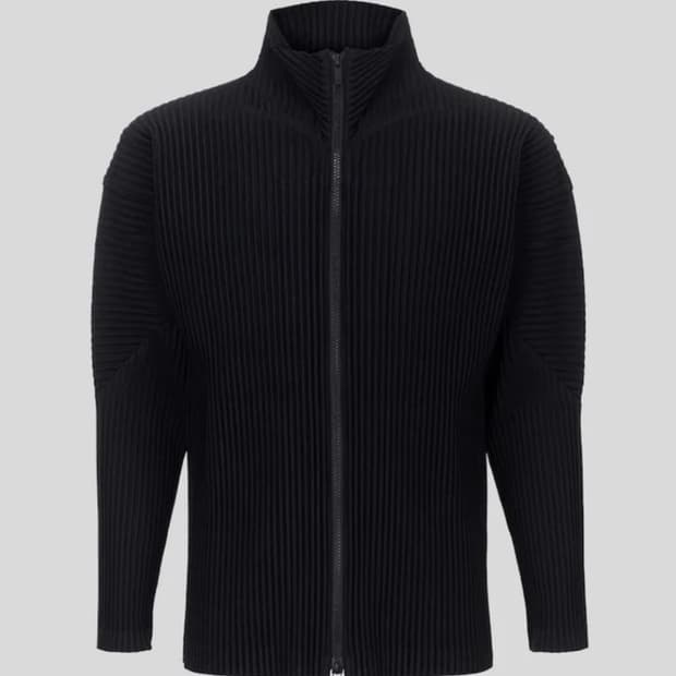 [4] 이세이미야케 옴므플리세 JL140 집업 블랙