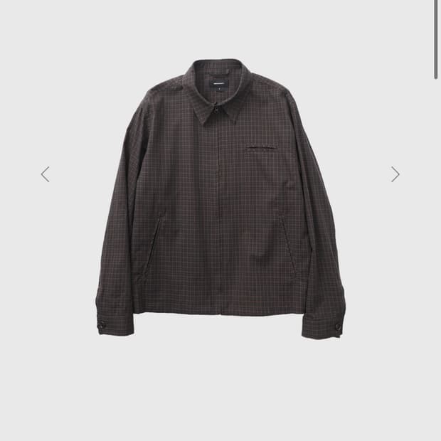 (3) 999휴머니티 이지 체크 자켓 브라운