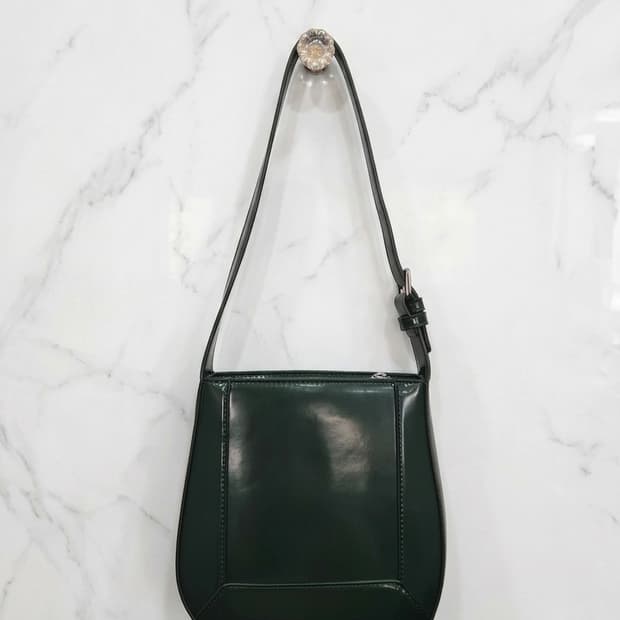 ZARA 자라 토트백 가방! 진한 그린 색상~ 심플하고 짱 예뻐요 ㅎㅎ
