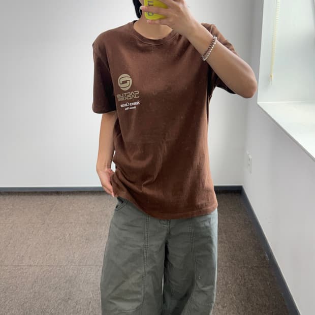 Nike 나이키 트래비스 스캇 콜라보 브라운 반팔