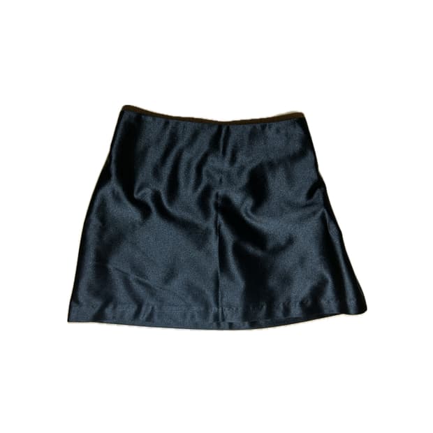여성용 빈티지 블랙 스커트