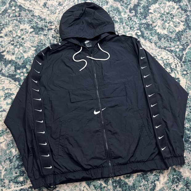 Nike NSW 나이키 스우시 사이드 우븐 자켓 (M)