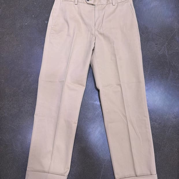 브룩스브라더스 어드밴티지 치노 밀라노핏 코튼팬츠 베이지 32