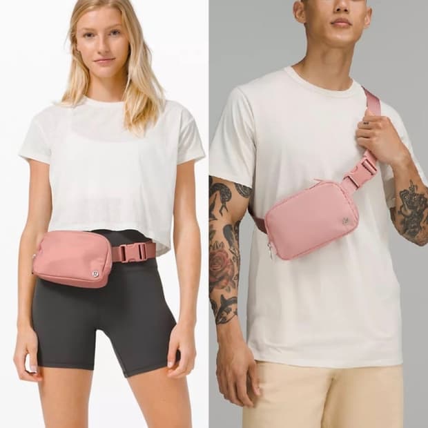 룰루레몬 벨트백 아이보리