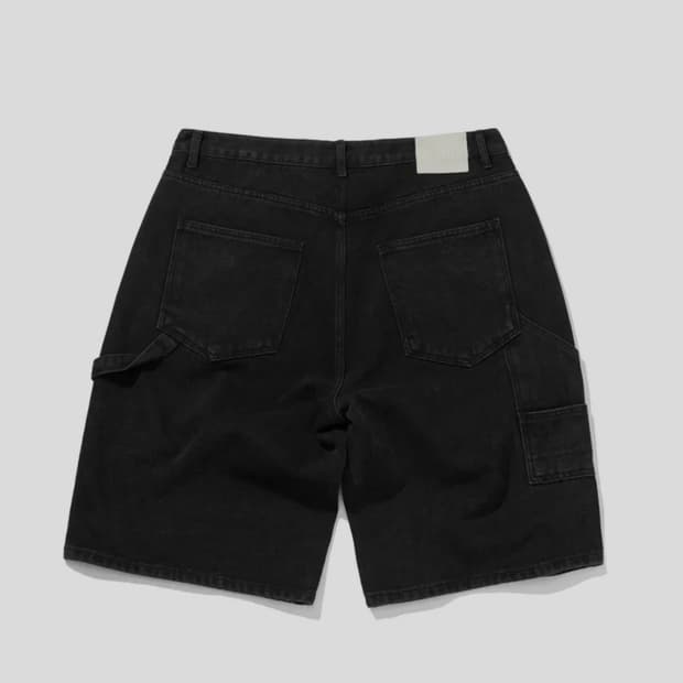 스웨이드 버뮤다 팬츠 카펜터 데님 쇼츠