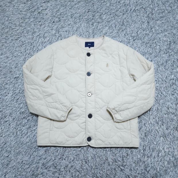 예일yale) L 남자 웜업 퀄팅자켓 아이보리 / 왕눈이샵