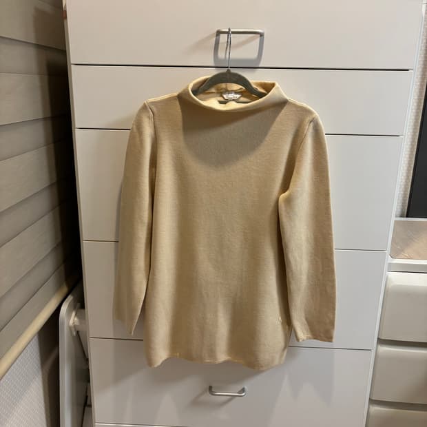 막스마라 반목 울100% 버터베이지 니트