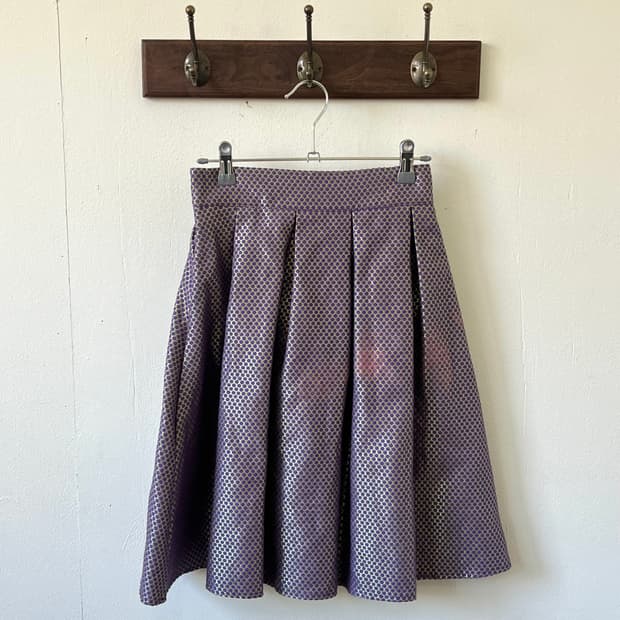 CoCo JANE 퍼플 도트 스커트