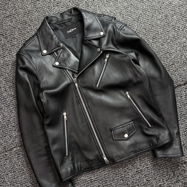 도프제이슨 램스킨 더블 라이더 레더 자켓 2475