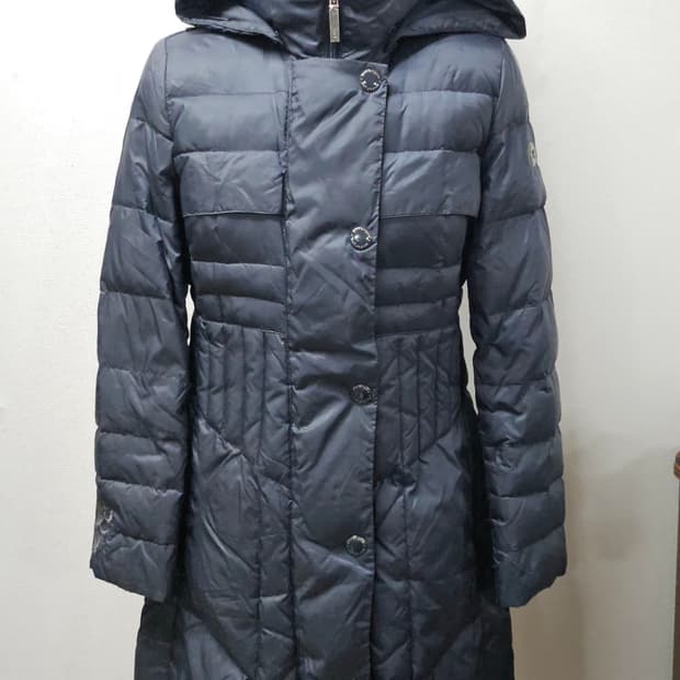 올포유 여성 네이비 구스 다운 패딩  90