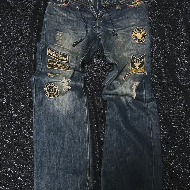 *RARE* 2000s In the attic lace-up pants
