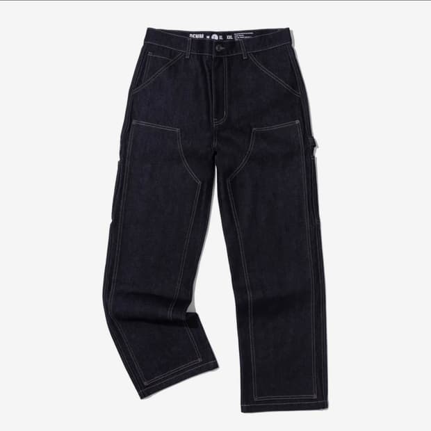 엑스트라오디너리 더블니 데님 로우 생지