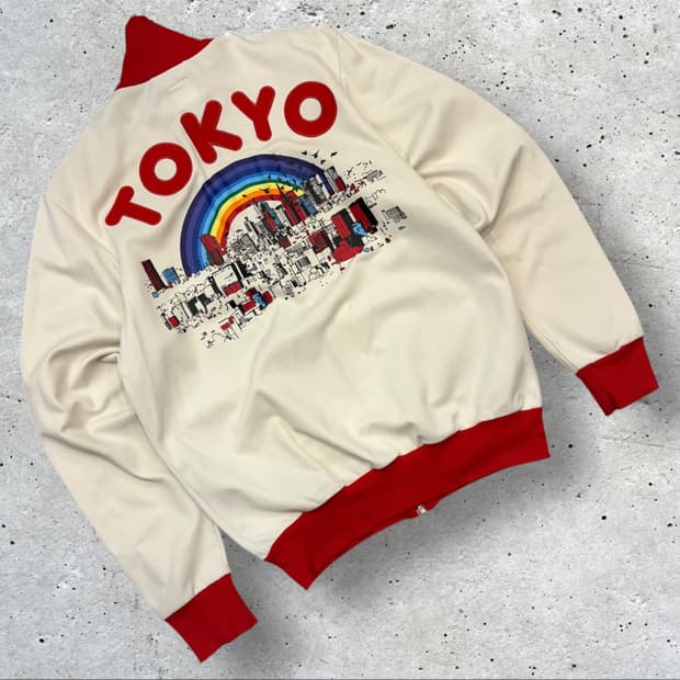 [100] 06s 아디다스 도쿄 Tokyo 져지 트랙탑 화이트 B724