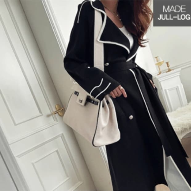 줄로그JULLLOG 센키포 견장벨트니트코트