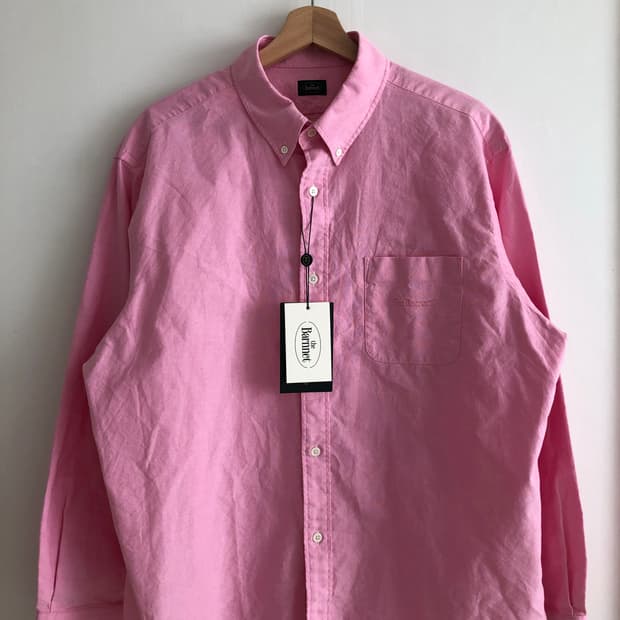 더 바넷 핑크 옥스포드 셔츠