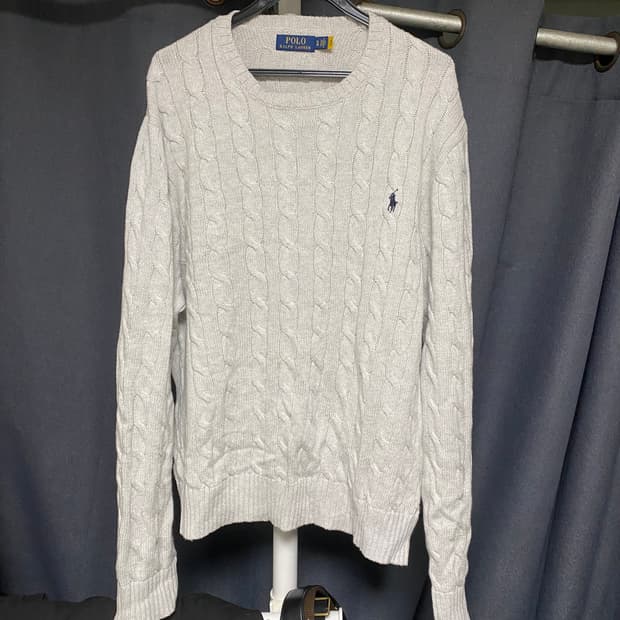 폴로 랄프로렌 꽈배기 니트 XL