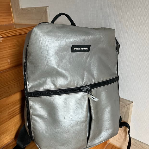 정품) 프라이탁 프린지 백팩 올실버 희귀템