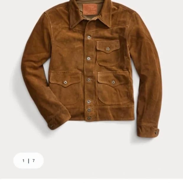 더블알엘 RRL 러프아웃 스웨이드 자겟 M사이즈