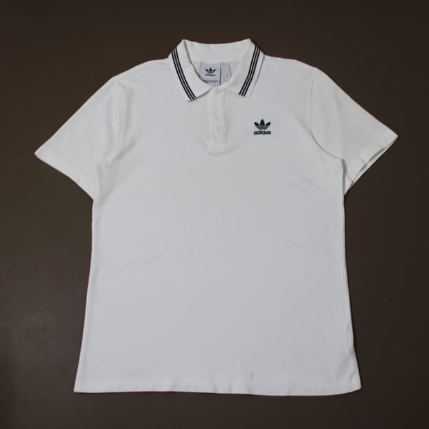 Adidas 아디다스 트레포일 화이트 PK 반팔