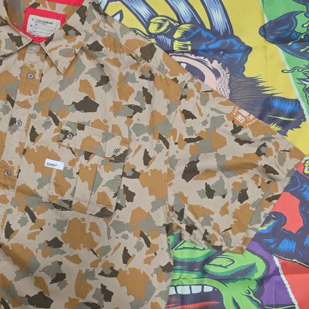 ROCAWEAR 카모패턴 반팔셔츠 4XL