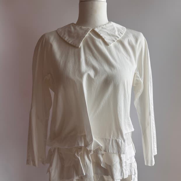 Comme des garcons 프릴디테일 셔츠 xs