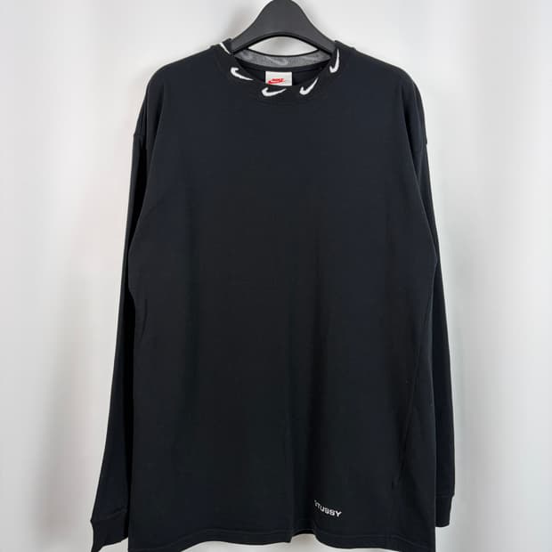 a433) 나이키 x 스투시 NRG 롱슬리브 니트 탑