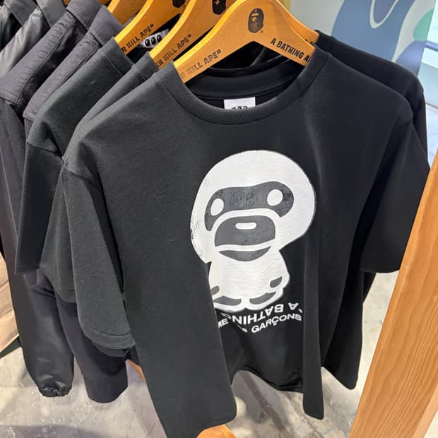 국내배송/미개봉새상품] 26SS bape 베이프 꼼데가르송 반팔 티셔츠