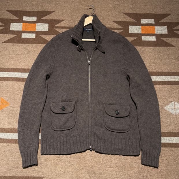 바나나리퍼블릭 캐시미어 니트 집업 L