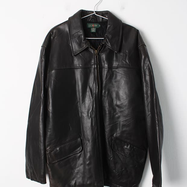 제이크루 맨즈 레더자켓