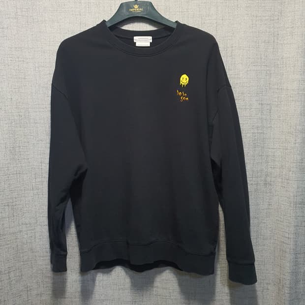 커스텀멜로우 새드 스마일 맨투맨 