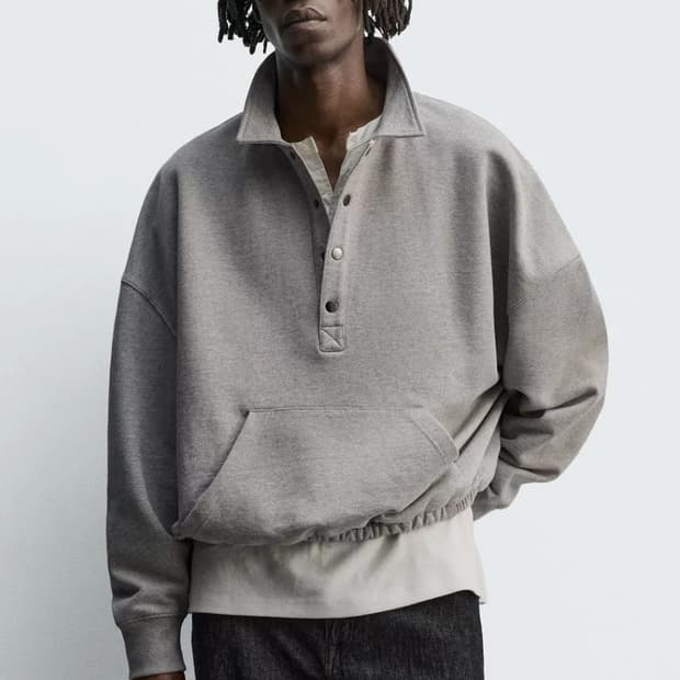 [M]자라 폴로 크롭핏 카라 티셔츠