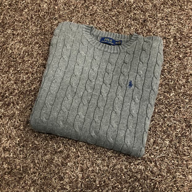 폴로 랄프로렌 케이블 니트