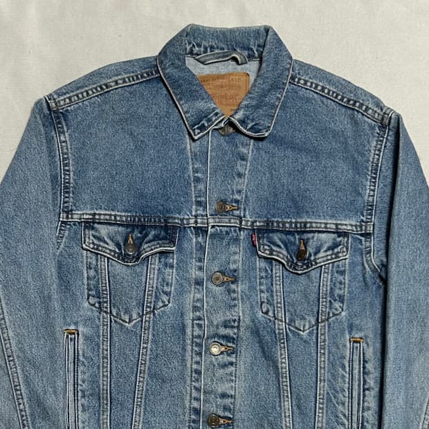 S 리바이스 90s 70507 USA 데님 트러커 자켓