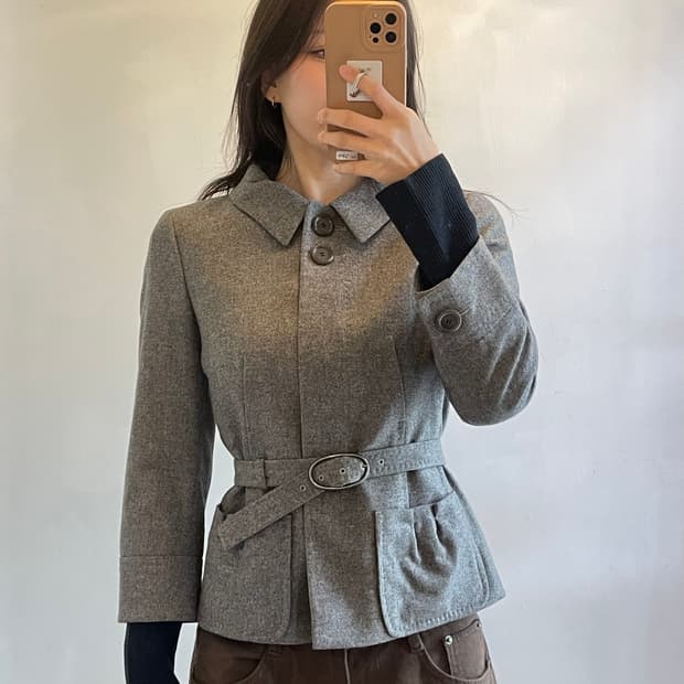 휴고보스 울 자켓