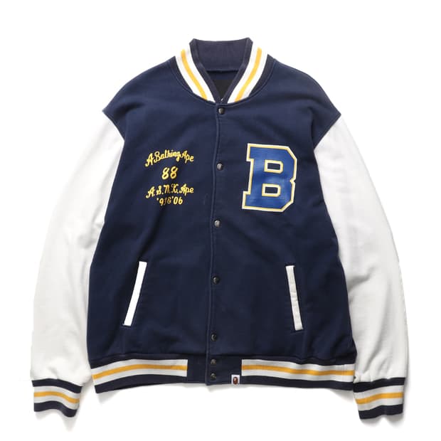 A BATHING APE Sweat Stadium Jacket