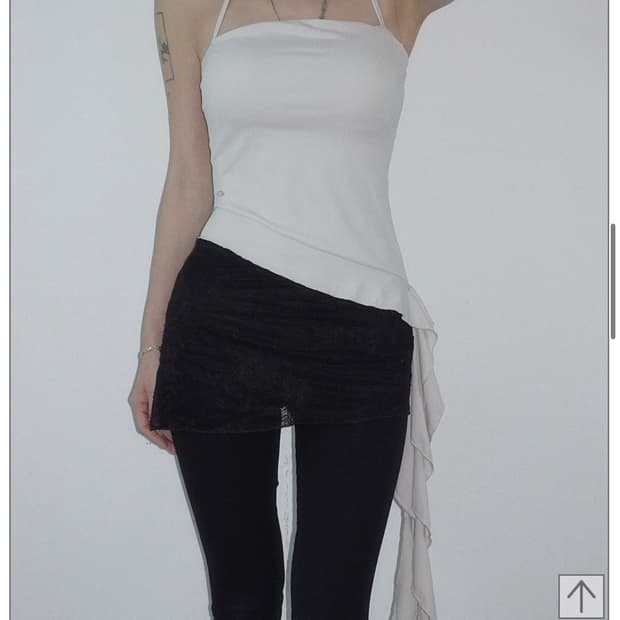 페일제이드 Summer Frill Halter Tank