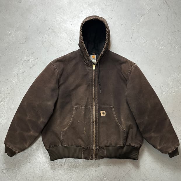 00‘s OG 칼하트 J130 액티브 자켓 칼하트 DKB 브라운