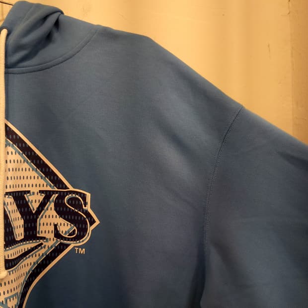 MLB 레이즈 스카이블루 캐주얼 후드티