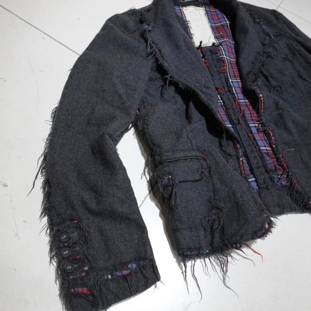 노조미 이시구로 컷오프 블레이저