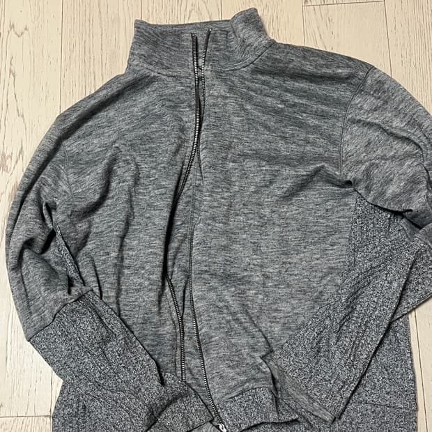 해칭룸 더블슬리브 트랙 가디건 4