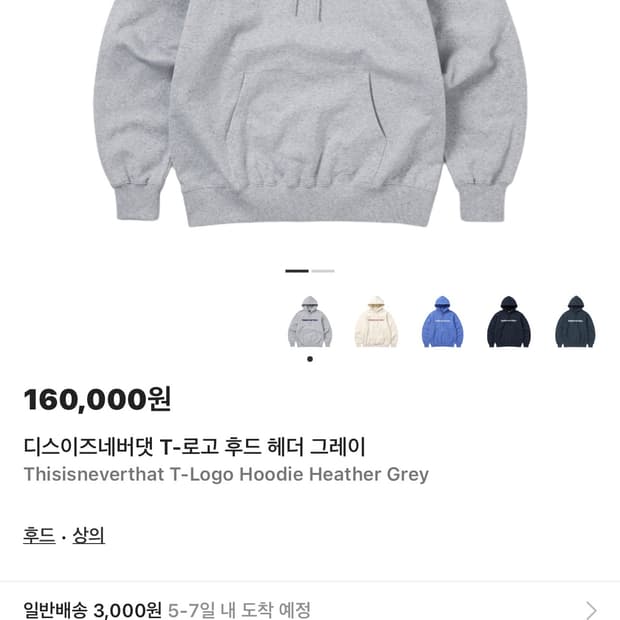 디스이즈네버뎃 후드티 