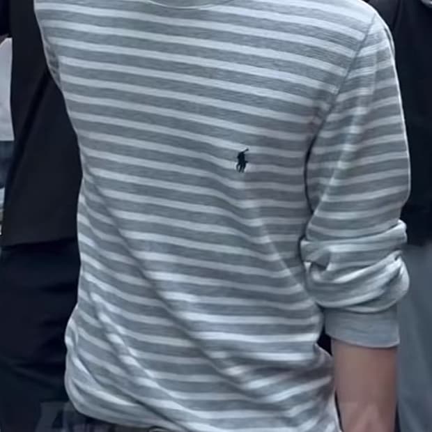 (구해요) 폴로랄프로렌 스트라이프 와플 롱슬리브 구해요