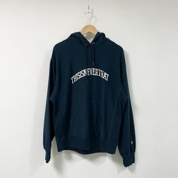 챔피온x디스이즈네버댓 후드티 WK-0554