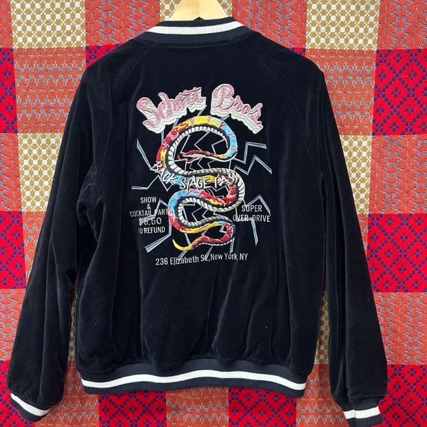 Schott 수베니아 리버시블재킷 스네이크 샷 xl