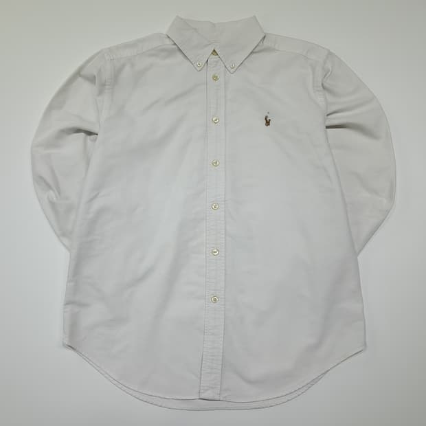 CK099 L 폴로 멀티포니 버튼다운 화이트 셔츠 남방