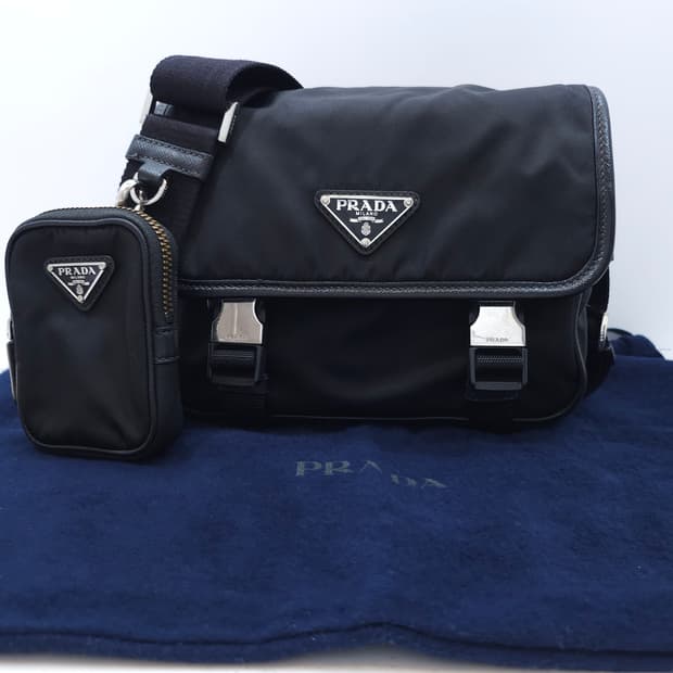 프라다 리나일론 사피아노 숄더백 크로스백  
