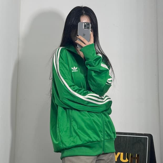 아디다스 초록 파이어버드 져지 3Xl