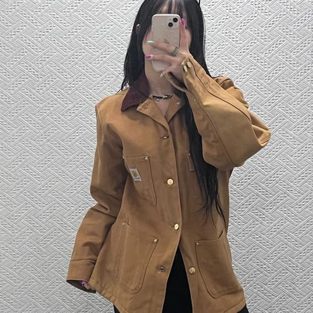 칼하트 C001 덕 초어 워크 자켓 S C07179